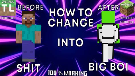 HOW TO CHANGE STEVE SKIN INTO ANY SKIN (100%working) - YouTube