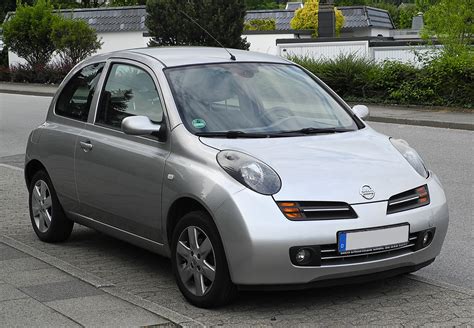 File:Nissan Micra 1st edition (K12) – Frontansicht, 9. Juni 2011, Wülfrath.jpg - Wikimedia Commons