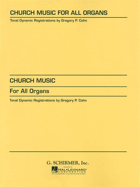 Church Music for All Organs » Noten für Orgel