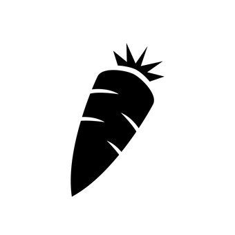 Carrot Silhouette at GetDrawings | Free download