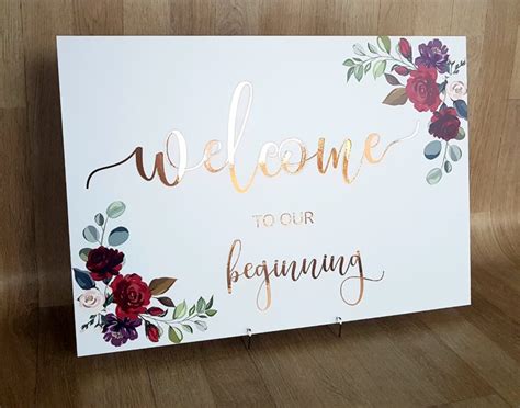 Welcome Wedding Sign Cape Town South Africa - Polkadot box