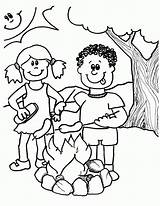 Campfire Coloring Pages For Kids sketch template