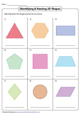 Identifying Shapes Worksheets Pdf - Worksheets Printable Free