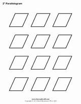 Parallelogram Template Blank – Tims Printables sketch template