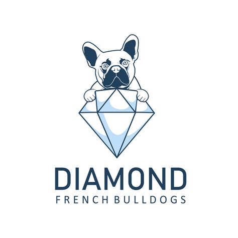 Exotic French Bulldog Breeding Logo for Diamond French Bulldogs | Logo ...