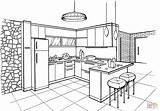 Interior Design Coloring Pages sketch template