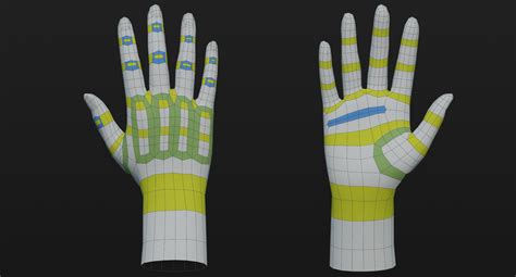 Modeling a Human Hand Topology Guides