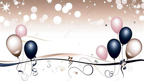 Exquisite And Elegant Birthday Balloon Background, Birthday, Balloon, Background Background ...