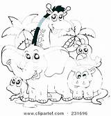 Cute Baby Jungle Animal Coloring Pages sketch template