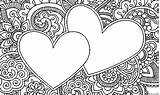 Cute Valentine Coloring Page » Turkau sketch template