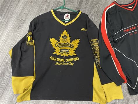 Urban Auctions - 2 TEAM CANADA HOCKEY JERSEYS (L & XL)