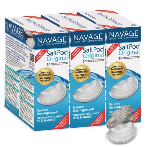 Buy Navage SaltPod Bundle 3 30-Packs (90 SaltPods) - Navage Salt Pod ...