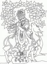 Krishna 1 Coloring Page  Free Printable Pages For Kids sketch template