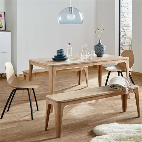 BuyEbbe Gehl for John Lewis Mira 6-8 Seater Extending Dining Table, Oak Online at johnlewis.com ...