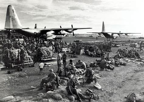 Vietnam War 1967 - U.S. Air Force C-130 'Hercules' at a fo… | Flickr