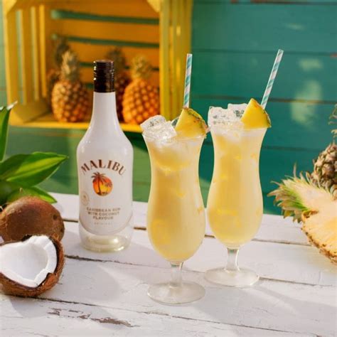 Pina Colada Recipe | Recipe | Malibu drinks, Malibu rum drinks, Rum drinks