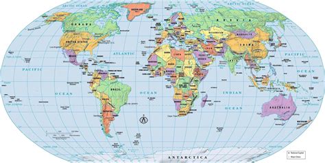 World Map Political Country And Capitals Free Download - High Resolution World Map Google ...