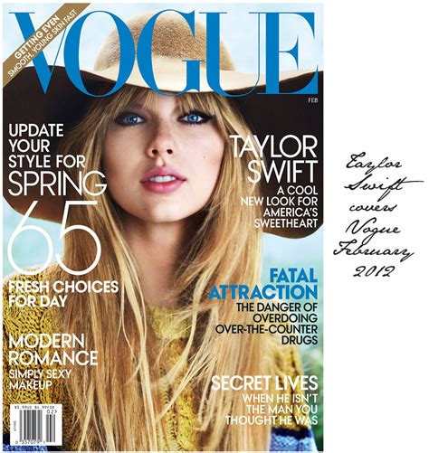 Taylor Swift covers American Vogue February 2012 - Emily Jane Johnston