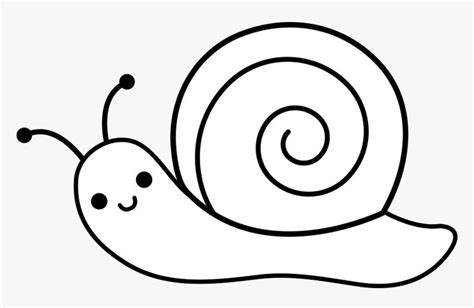 Pretty Clipart Snail - Drawing Of Cartoon Snails, HD Png Download , Transparent Png Image ...