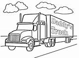 Big Rig Trucks Coloring Pages Sketch Page sketch template
