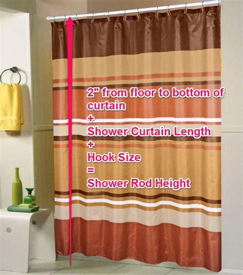 A Standard Shower Curtain Size Guide | Shower curtain lengths, Shower curtain sizes, Cool shower ...