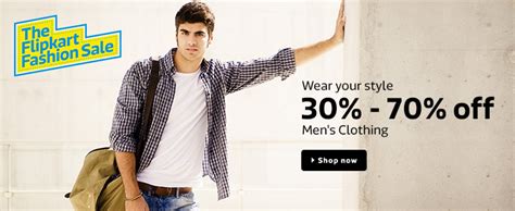 Flipkart Fashion Sale - Apparels and Footwear at 30% OFF