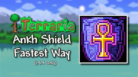 The FASTEST Way to Get The ANKH SHIELD In Terraria 1.4.4!! - YouTube