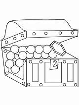 Tesoro Schatzkiste Schatkist Kleurplaat Ausmalbild Schatztruhe Disegni  sketch template