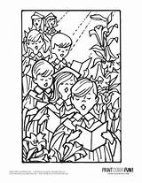 5  Easter choir Clipart & coloring Pages Plus Fun Crafts Learning sketch template