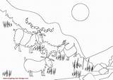 The Three Billy Goats Gruff Coloring Pages  Home sketch template