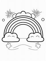 33 Regenboog kleurplaat Laat Je Fantasie De Vrije Loop sketch template