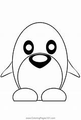 Small Penguin Coloring Page For Kids  Free Penguins Printable sketch template