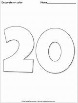 Number 20 Coloring Page Free Printable The Art Kit  Vrogueco sketch template