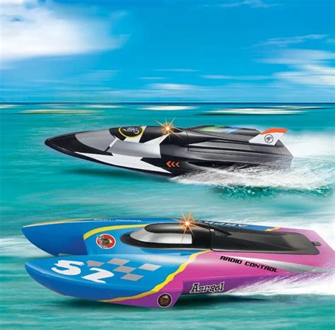 RC Boats HIgh Powered RC Racing Boat toy Outside rc speed boat Toys ...