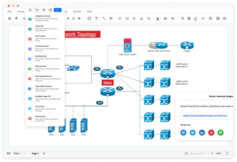 Free Network Diagram Software with Free Templates - EdrawMax