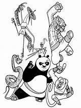 The Main Masters Of Kung Fu coloring Page  Download Print Or Color sketch template
