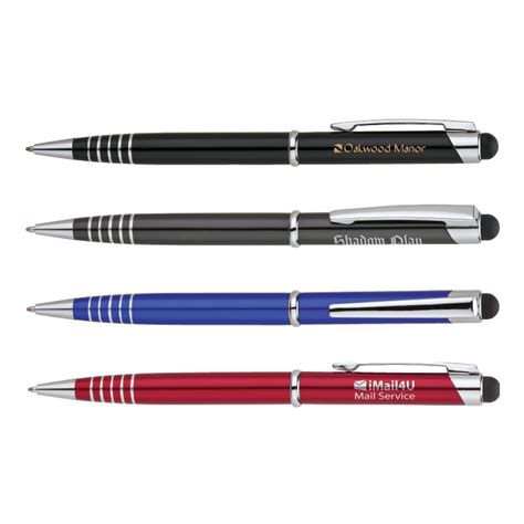 Aluminum Promotional Pen With Stylus