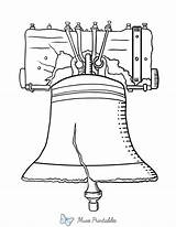 Printable The Liberty Bell Coloring Page sketch template