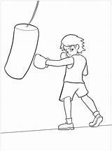 Coloring Boxing Donkey Pages Gloves Carton Milk Drawing Treecko Cute  sketch template