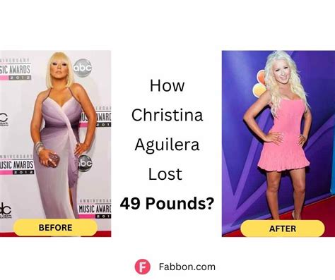 How Christina Aguilera Lost 49 Pounds? | Fabbon