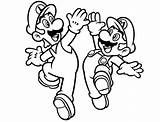 Luigi And Mario coloring Page  Download Print Or Color Online For Free sketch template