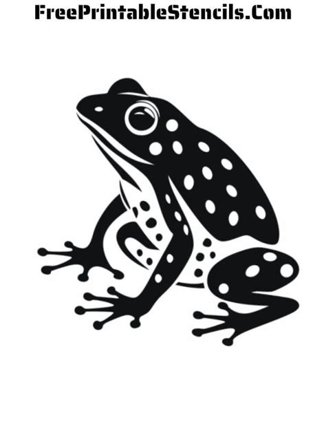 Free Printable Frog Stencils - Free Printable Stencils