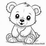 Bear Cub Coloring Pages  Free & Printable sketch template