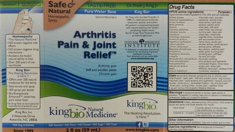 Arthritis Pain and Joint Relief
