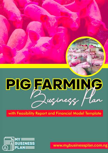 Pig Farming Business Plan: with Feasibility Report and Financial Model Template eBook by Faisol ...