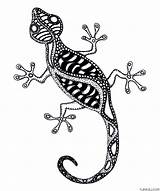 Leopard Gecko Coloring Page » Turkau sketch template