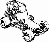Micro Midget Race Car Plans Sketch Coloring Page sketch template