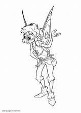 Fawn Disney Fairy Coloring Page Pages sketch template