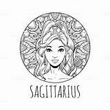 Printable Zodiac Coloring Pages sketch template