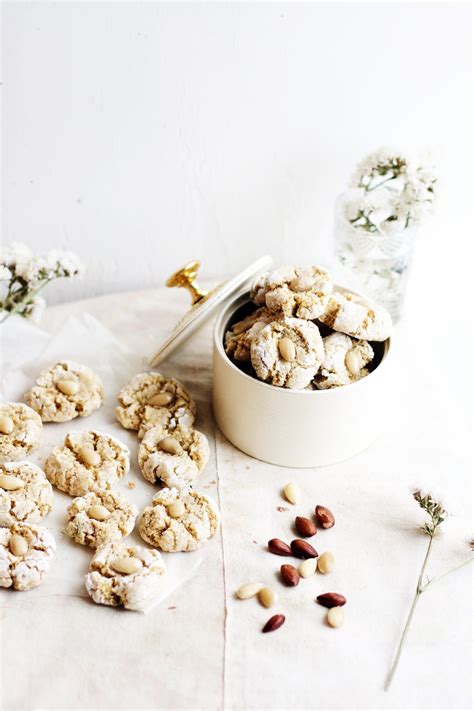 Moroccan Coconut + Almond Cookies, made w/ semolina and orange blossom ...